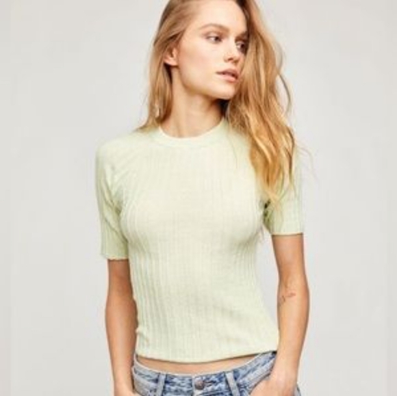 Free People Friday Morning Swit Tee Eggshell Size Small | NWOT - Picture 1 of 5